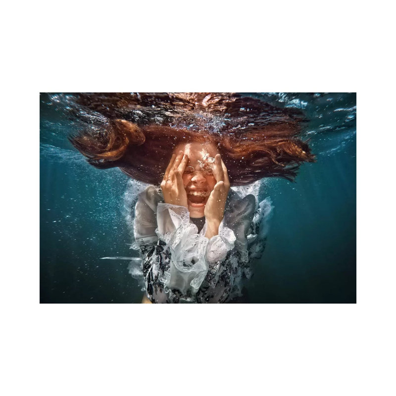 Cry 1 Piece Wrapped Canvas Wall Art, 20.32cm H x 30.48cm W x 1.91cm D