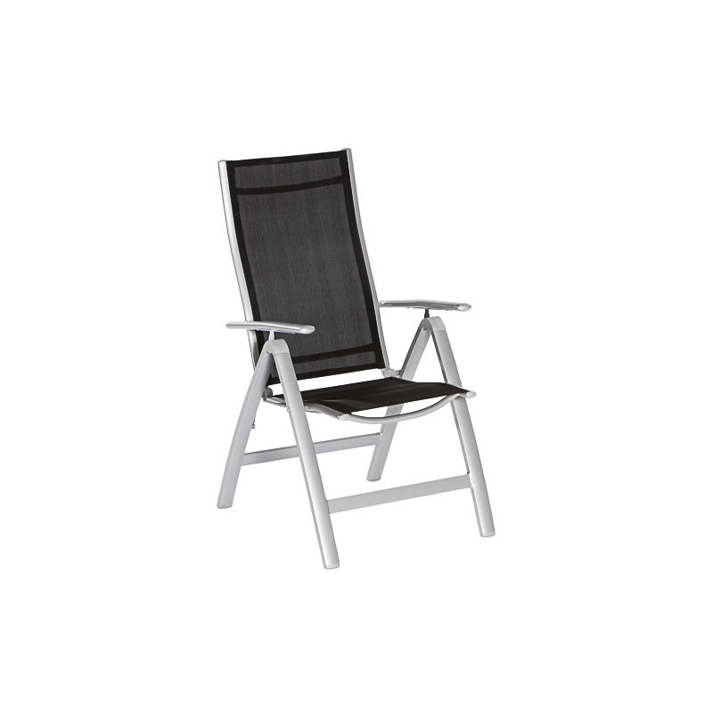 Gia Patio Dining Armchair, Black