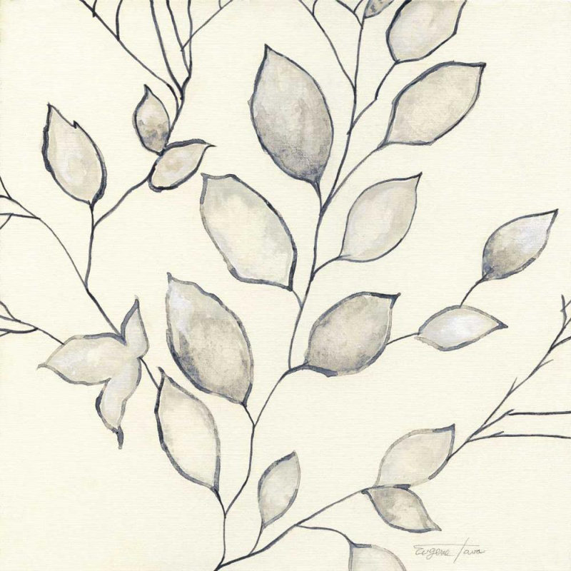 Art sur toile tendue Lark Manor ™ de la galerie Tava Studios: Whispering Leaves II, H 36 po x l 36 po