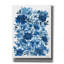 «Epic Graffiti» «Blue Floral» par Leslie Trimbach, art mural sur toile-106171523