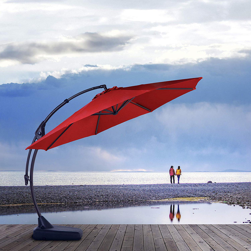 parasol en porte-à-faux 11' Leyden, Rouge