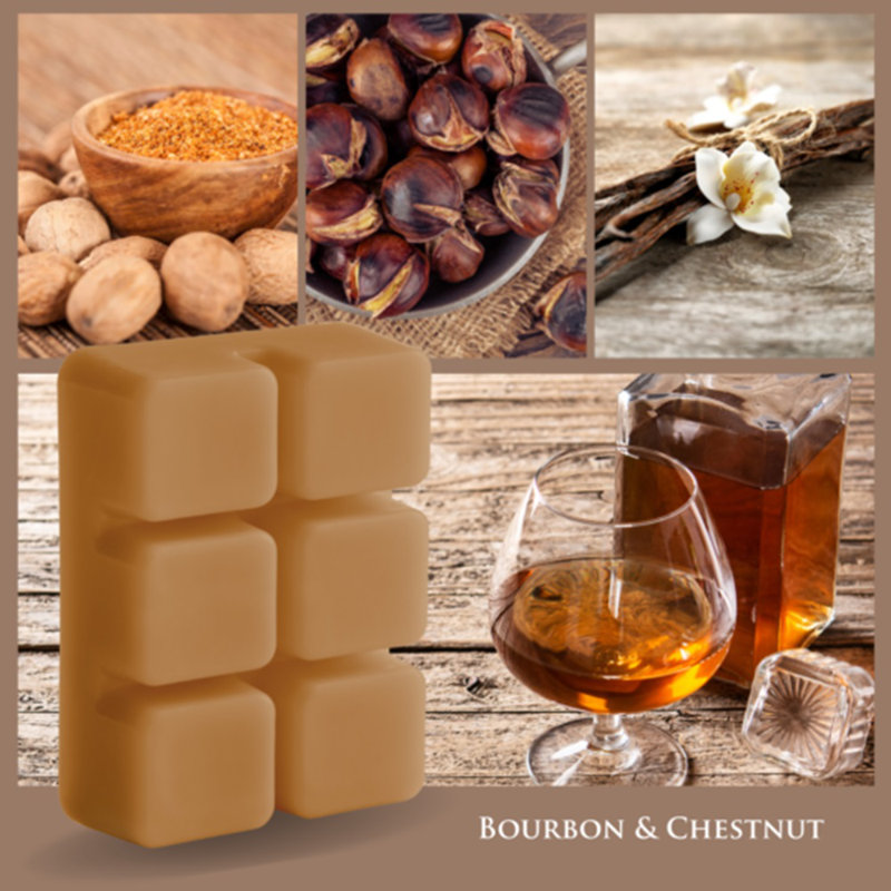 Warmers fondant à la cire parfumée bourbon et châtaigne