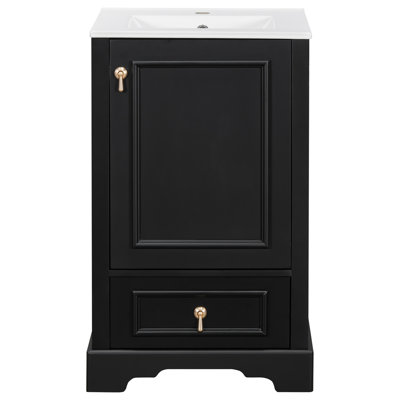 Meuble-lavabo 20 po avec lavabo en céramique