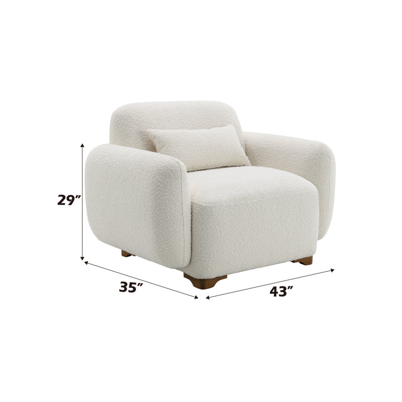 Fauteuil d'appoint moderne