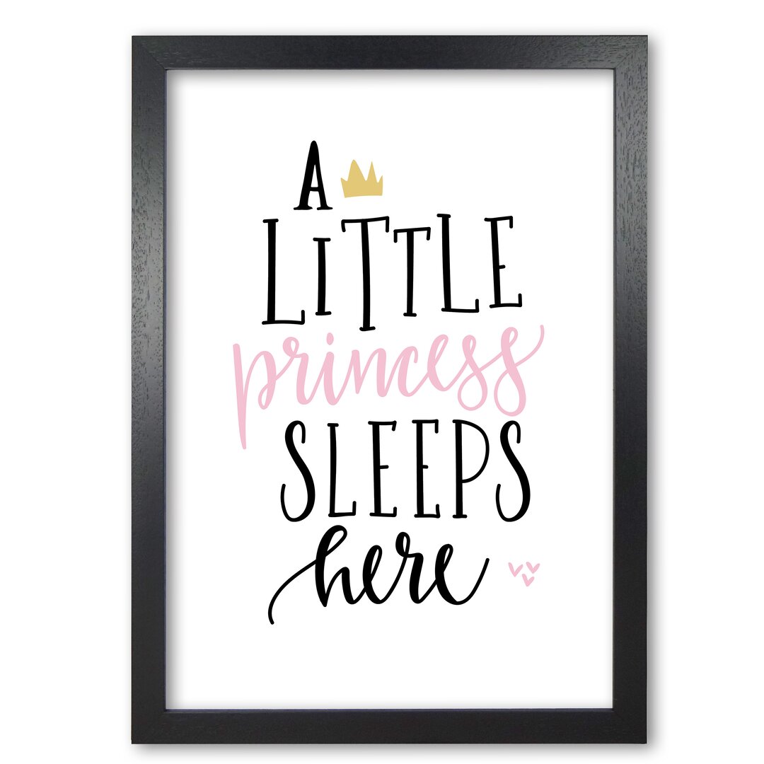 Poster A Little Princess Sleeps Here