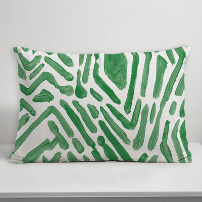 Abstract Outdoor Reversible Throw Pillow