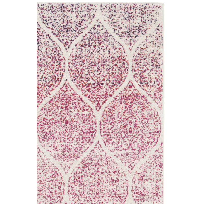 Balcom Performance Geometric Rug, Square 4'