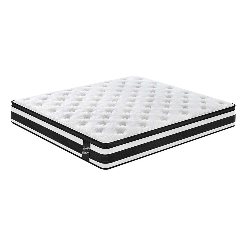 Matelas hybride à ressorts ensachés 12 po, Lit double