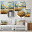 Jaune Buttercups Buttercup Meadow - décoration murale florale en métal-1671502754