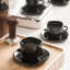 Glass Espresso Cup and Saucer