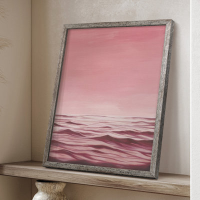 «Playa Rosa II», reproduction encadrée - bois massif