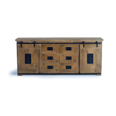 Delapaz 190cm Solid Wood Sideboard