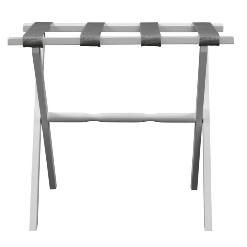  Porte-bagages pliant en bois, Argent