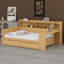 Lit de jour en bois avec tablettes de rangement, deux tiroirs de rangement et bureau d'étude-826812408-1048265829