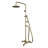 Abyss 8 x 21 1/4 Shower Faucet Set with Handshower, Brushed Brass