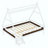 House Platform Bed With Stairs, Solid Wood Bed Frame, Low Profile And Childlike Fun Design-2007203777-2007203778