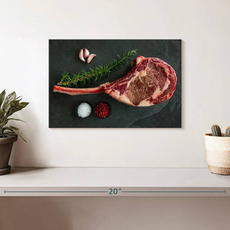 Yarlin Raw Tomahawk Steak, 8" H x 12" W