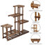 Solid Wood Plant Stand 8 Tier