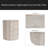 Outdoor/Indoor Lightweight Concrete Side Table