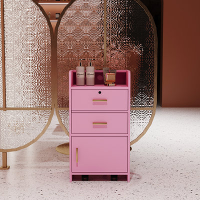 De salon de beauté avec 2 tiroirs et 1 armoire efficace pour divers besoins