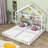 Biddlesden Unfinished Standard Bed with Shelves