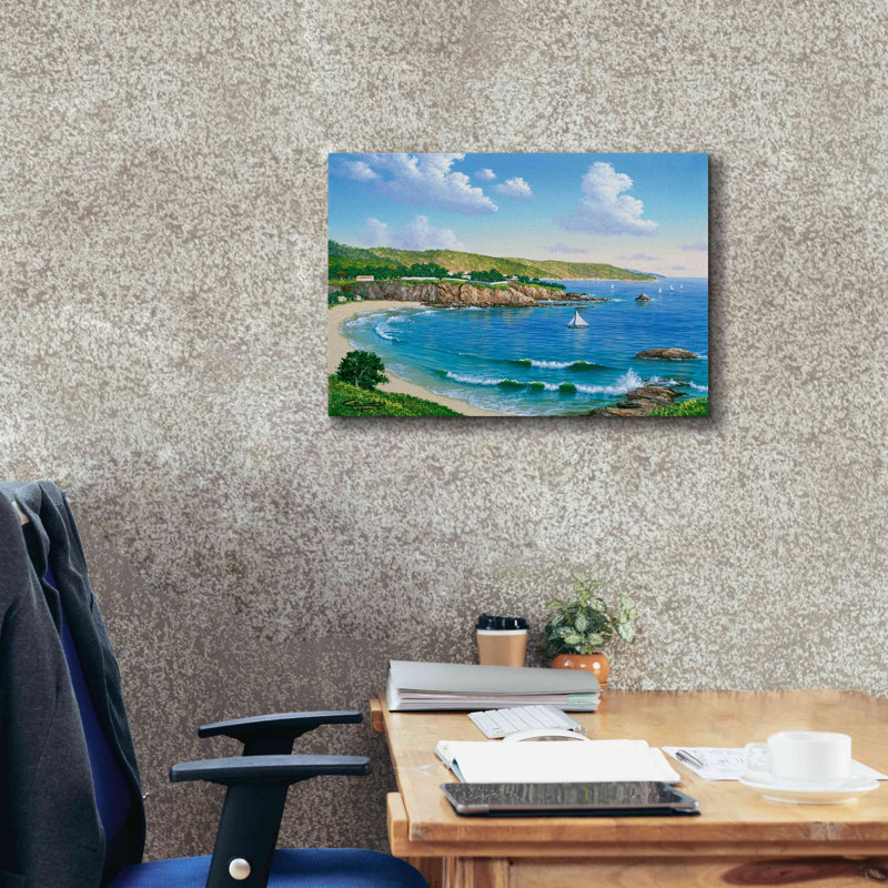 «Laguna Beach, CA» par Eduardo Camoes, art mural sur toile, H 20 po x l 24 po x P 0,75 po
