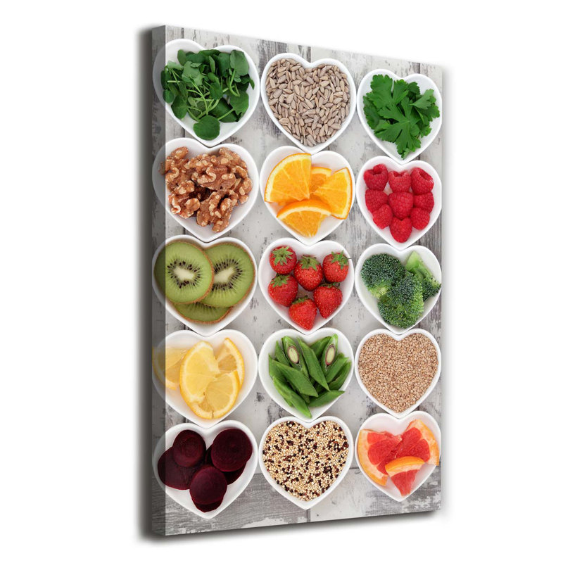 Healthy Food - Wrapped Canvas Print