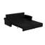 Canapé-lit convertible polyvalent avec garniture élégante et accoudoirs roulés pour divers espaces-1033910475