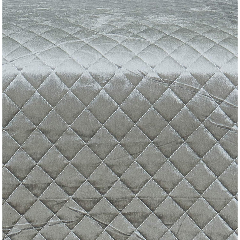 Housse antidérapante pour canapé (68/78 po), 100% polyester gris, H 75,5 po x l 124 po x P 68 po