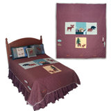 Cotton Animal Print Quilt Set