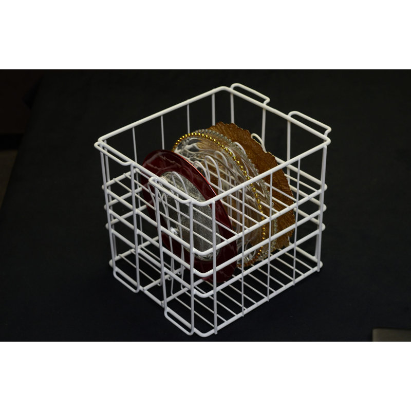 Glass Charger Dish Rinse Basket