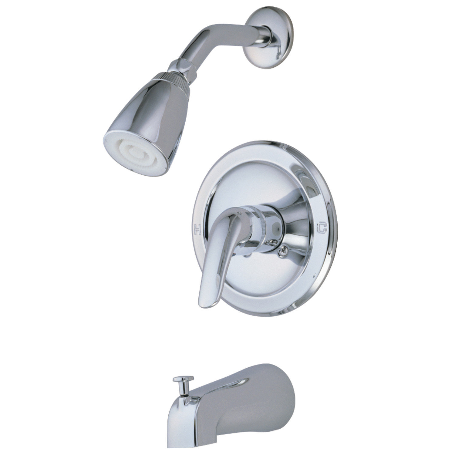 Kingston Brass Chatham Diverter Tub and Shower Faucet with Rough-in ...