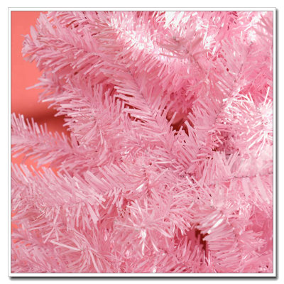 Sapin de Noël artificiel rose 8 'Tall