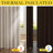 Linen Semi Sheer Privacy Curtains for Bedroom, Rustic Rod Pocket & Back Tab Light Filtering for Living Room, 2 Panels-1063082570-1063082575