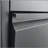 4 Drawer Metal Locking Vertical File Cabinet on Wheels-813361496