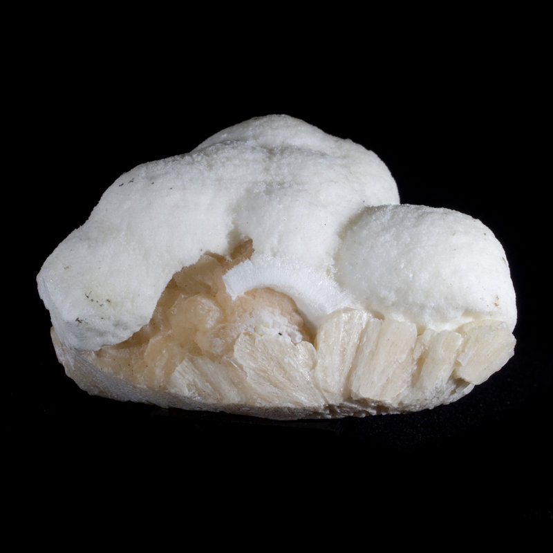 Mordénite Gouldner sur pêche Stilbite