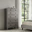 Commode haute 5 tiroirs style Shaker-687988306