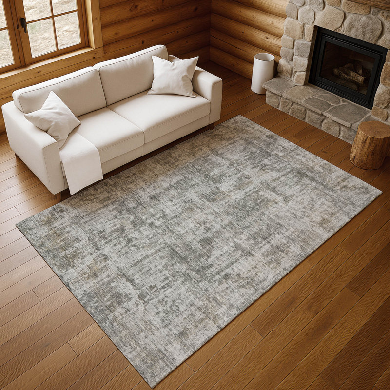 Premium Machine Washable Marasco AMF1627 Modern Rug, Rectangle 5' x 7'6"
