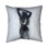 Female silhouette - 18"x18" Throw pillow cover - Poly twill - Print on demand