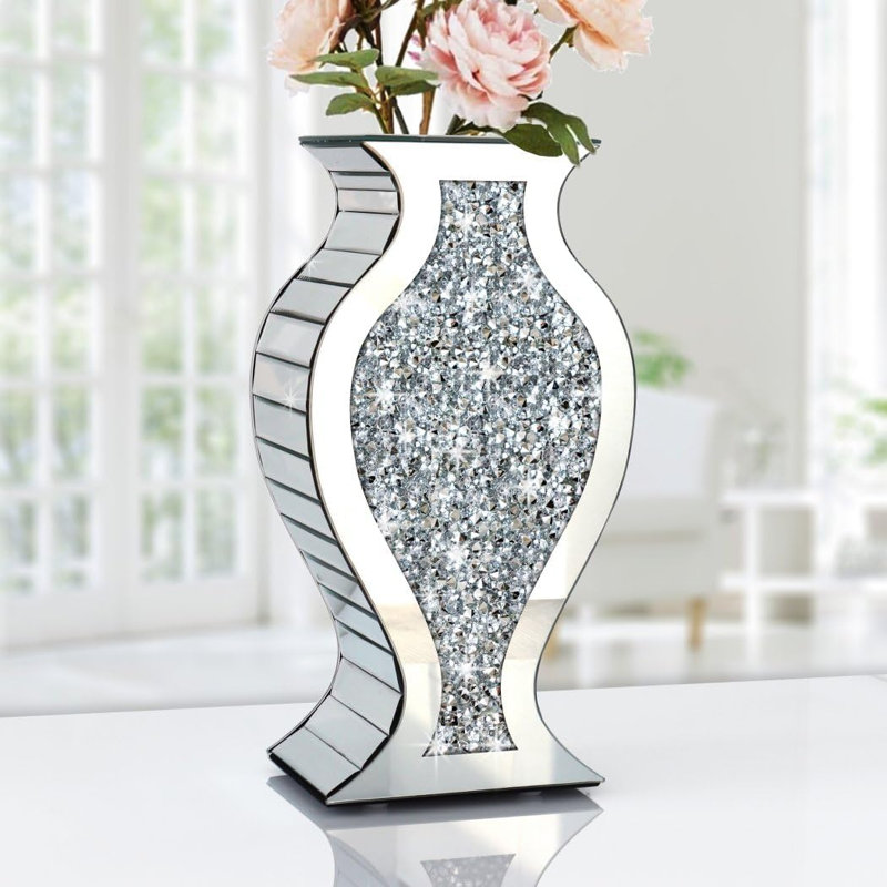 Shattered Diamond Mirror Vase