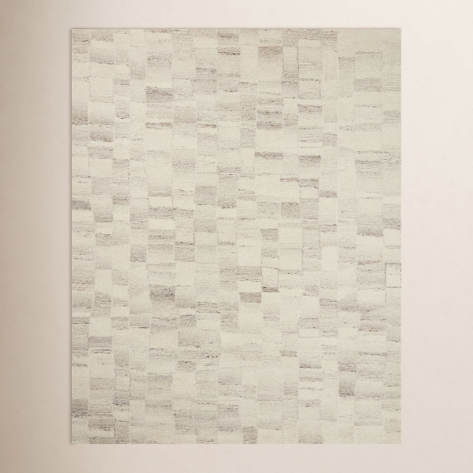 Amber Lewis x Loloi Rocky Ivory / Silver Area Rug, Rectangle 8'6" x 11'6"