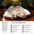  4 Pack Pre-Lit Snow Cover Blanket Holiday Decoration, 48" x 15"