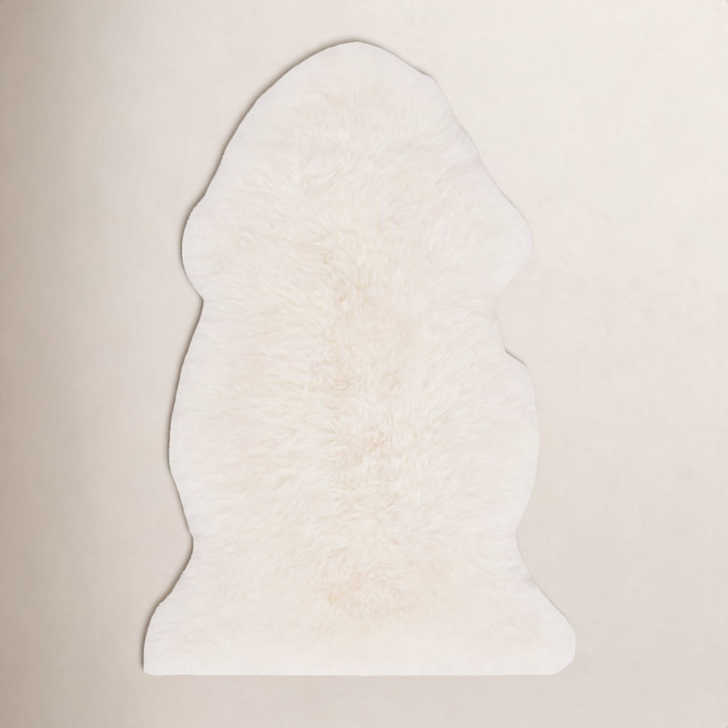 Mera Sheepskin Indoor Rug, Rectangle 2' x 3'