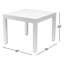 Table de salle à manger en aluminium thermolaqué Poinsettia-102237473-102237474