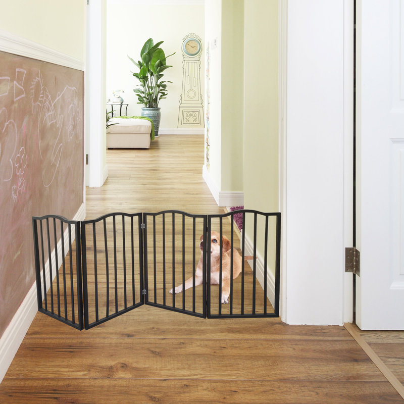 Pet Gate Dog Gate for Pets, Gray
