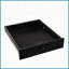 Table basse carrée d'aspect bois avec double couche, compartiment caché et amp; Verrouillage d'empreintes digitales - Rangement sécuritaire pour les salons Petits espaces