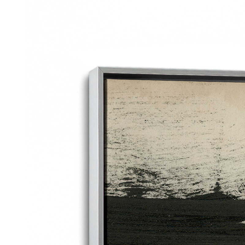 «Burnt Ochre Echoes III», H 36,75 po x l 24,75 po, Chrome poli