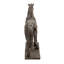 Sculpture de cheval pour objets décoratifs Hafssa - Statues et figurines modernes pour décorations de salon, de tablette, de cuisine ou de bureau - 16 po, brun