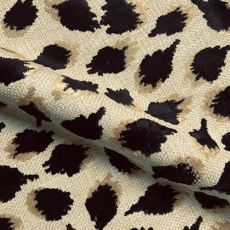 Ocelot Black Fabric