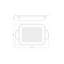 Tramontina Anodised Aluminium Rectangular Grill Pan 37.2 x 23.6 cm